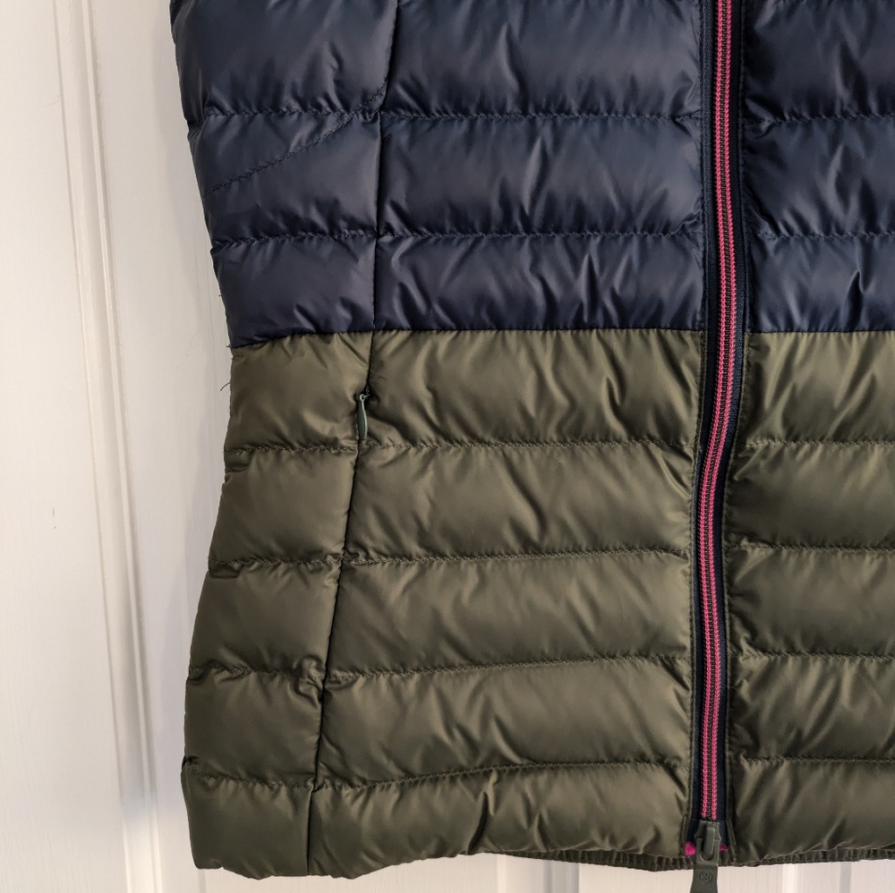 G/Fore women's color block puffer vest size XS golf athleisure outdoors hiking - Picture 4 of 9